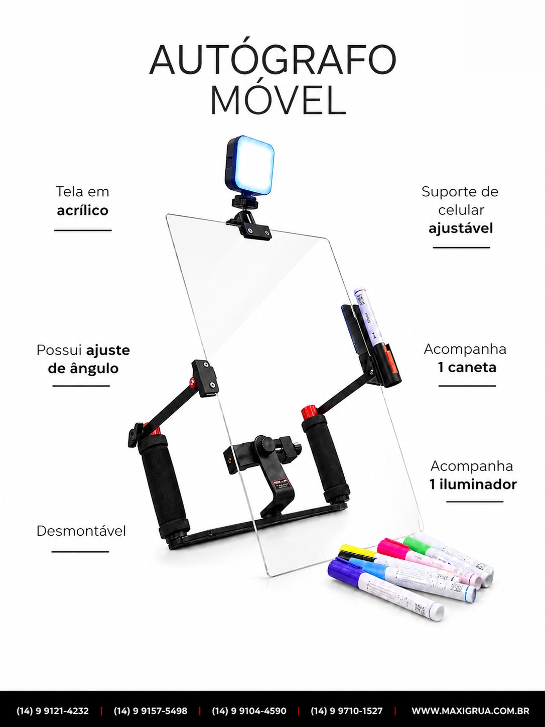Autógrafo Móvel Maxi Grua
