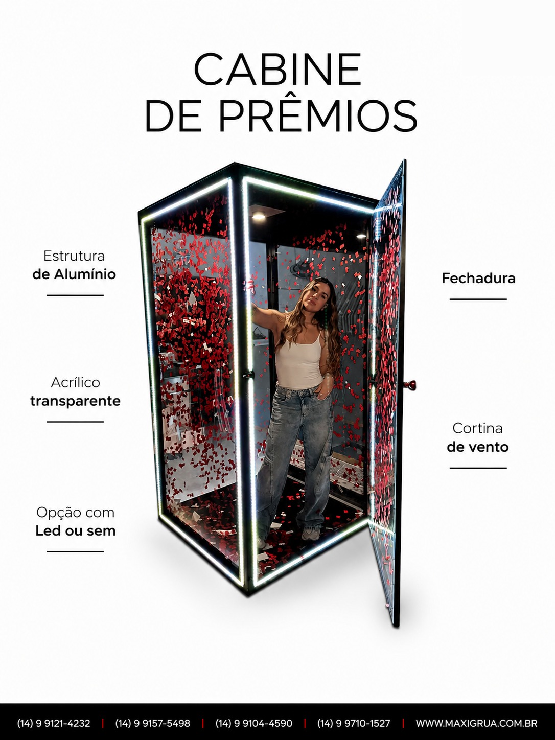 Cabine de Prêmios Maxi Grua