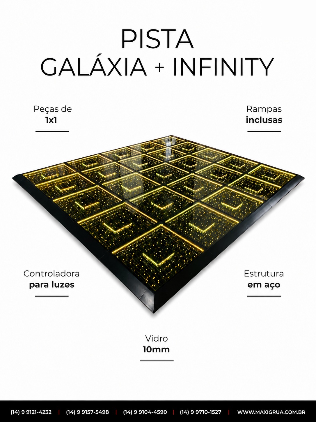 Pista Galáxia + Infinity Maxi Grua